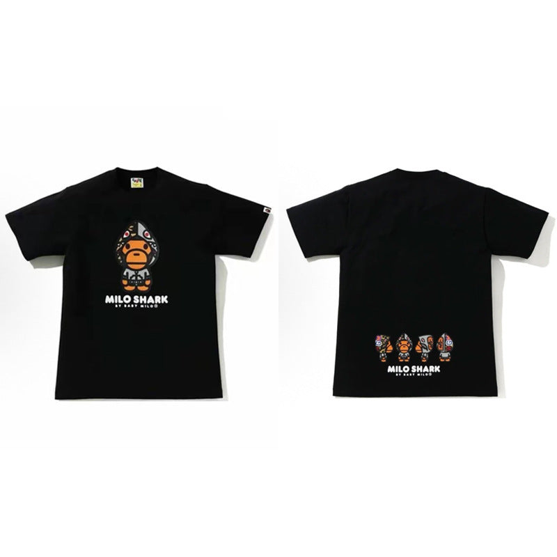 BAPE Color Camo Milo Shark FZH Tee