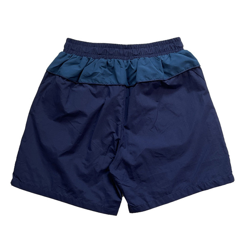 RHUDE Colorblock embroidered letters Shorts