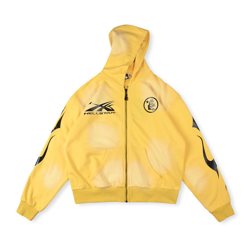 Hellstar Sports Zip-Up Hoodie