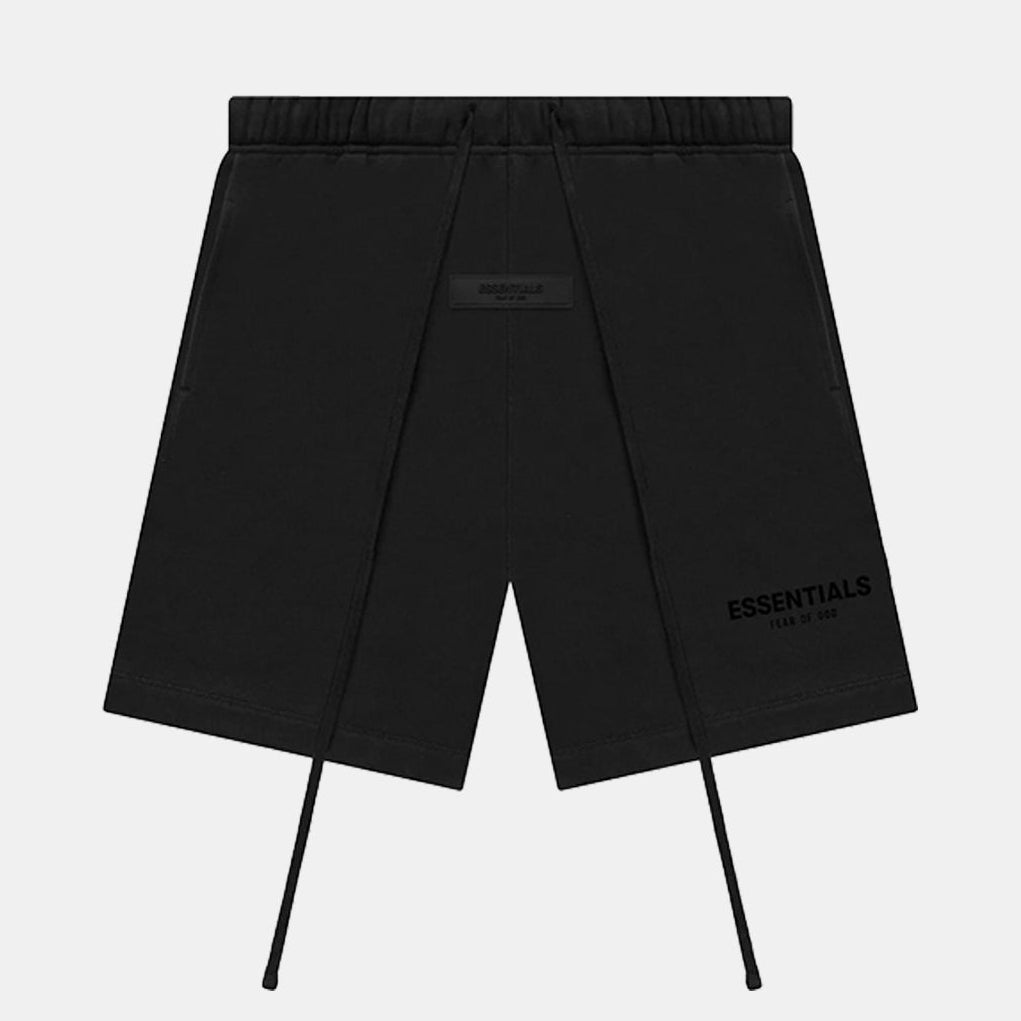Essentials "Black" Stretch Limo Sweatshorts