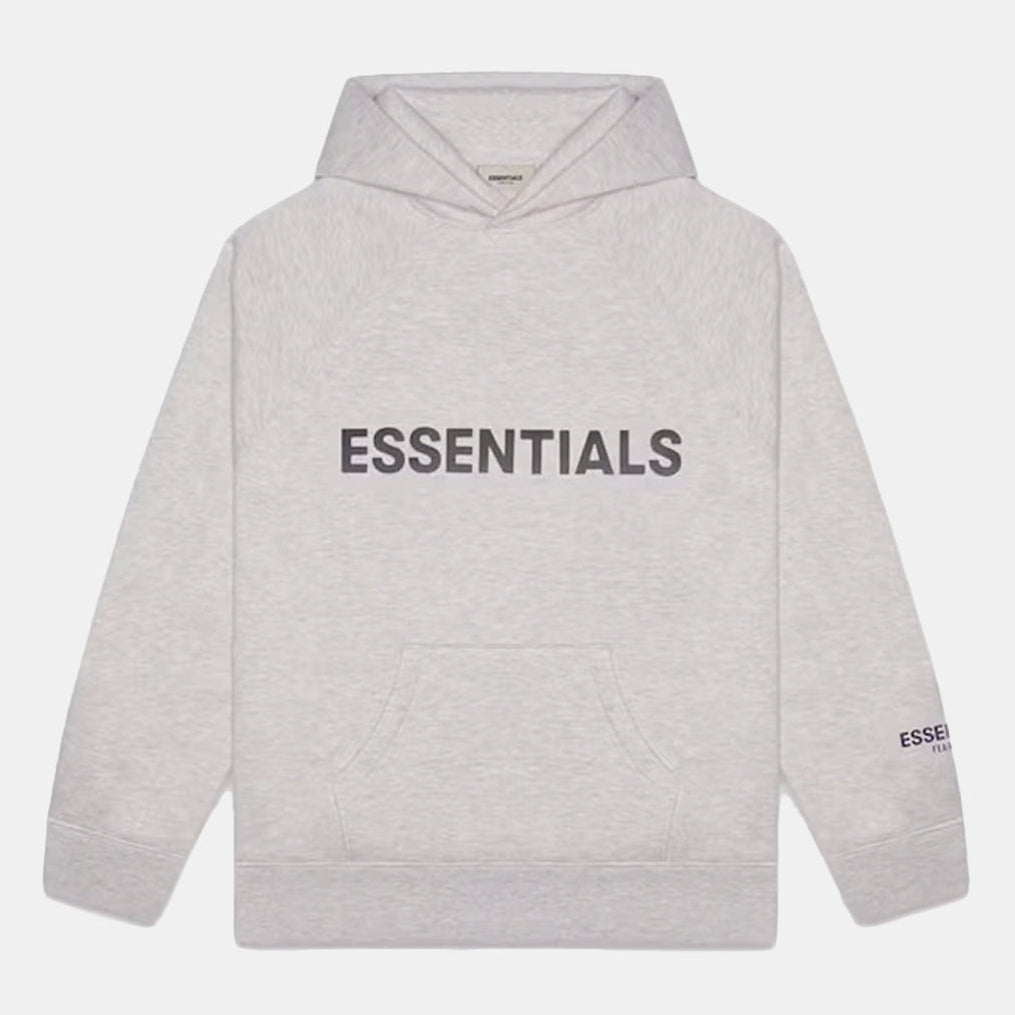 Essentials "Heather Oatmeal" Applique Hoodie